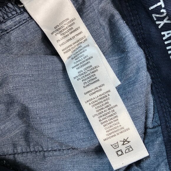 DU/ER Pants Men's 30 (29x29) Navy T2X Athletic Taper Lightweight Stretch Travel - Picture 15 of 16